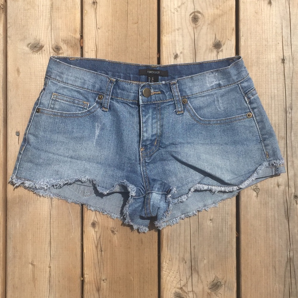 Y2K Low Rise Forever 21 Denim Shorts